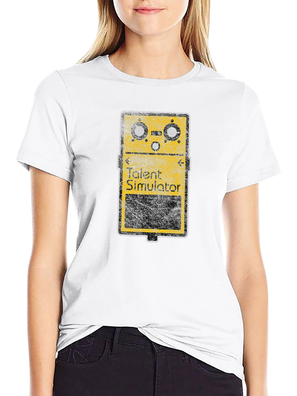 Talent Simulator Graphic Tee - Black Cotton T-Shirt