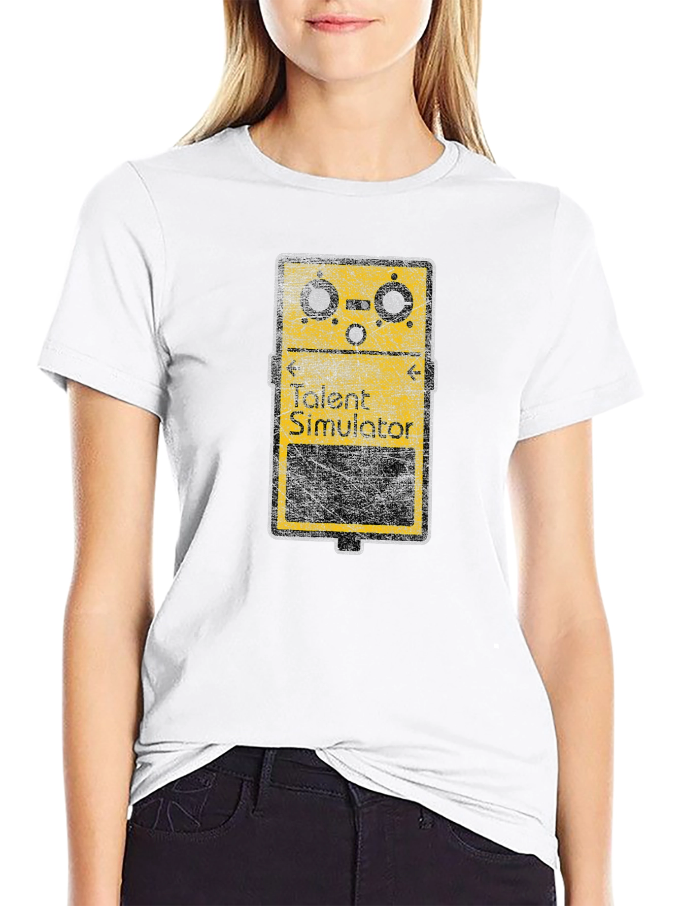 Talent Simulator Graphic Tee - Black Cotton T-Shirt