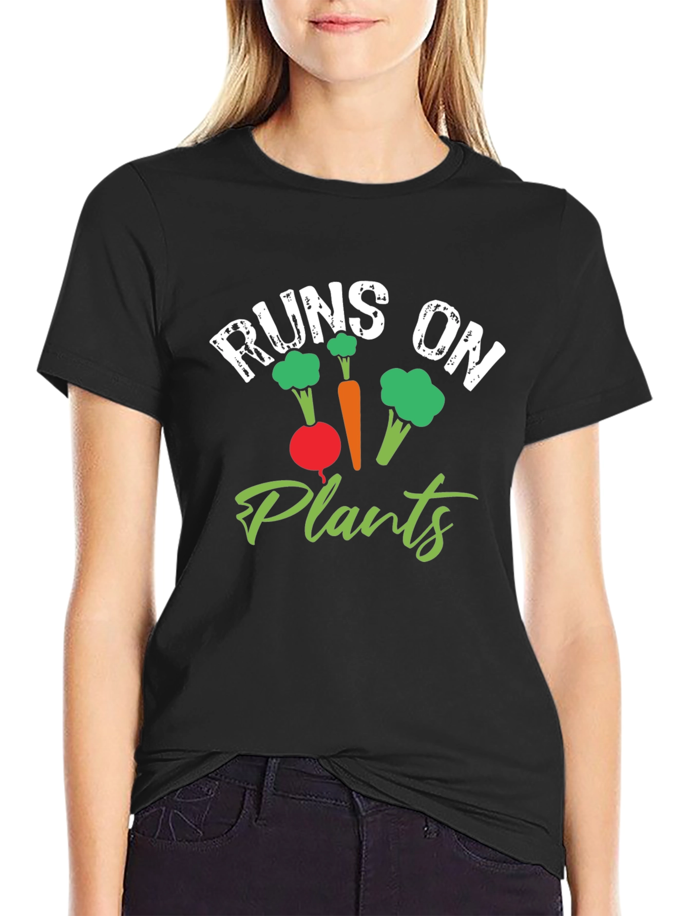 Runs on Plants Vegan T-Shirt