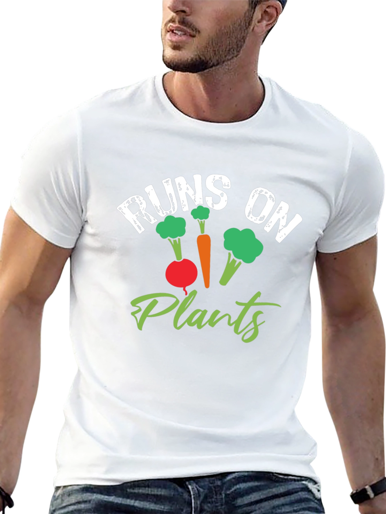 Runs on Plants Vegan T-Shirt