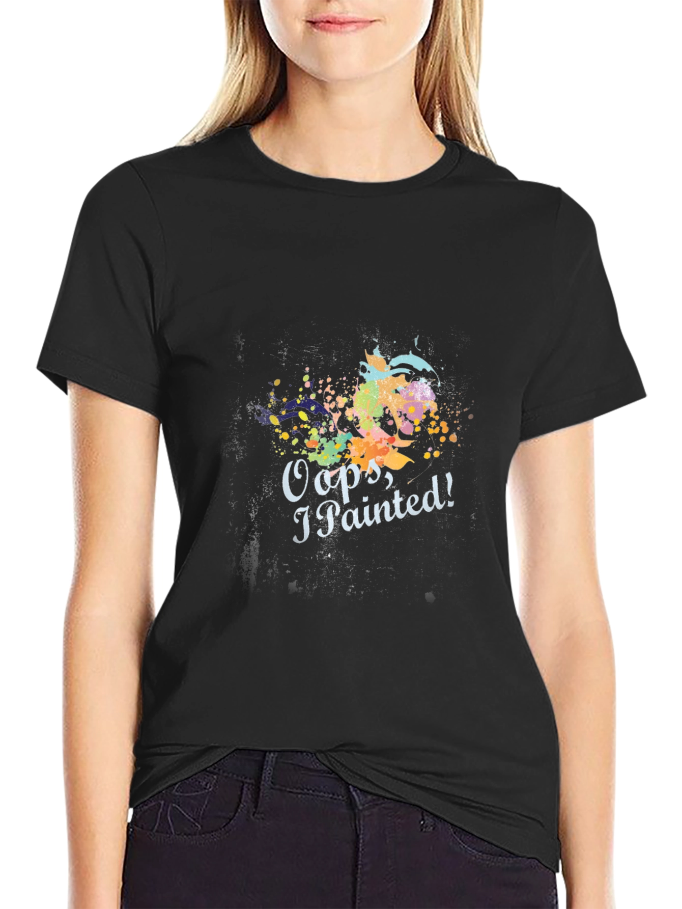 Oops I Painted! Mens Graphic T-Shirt