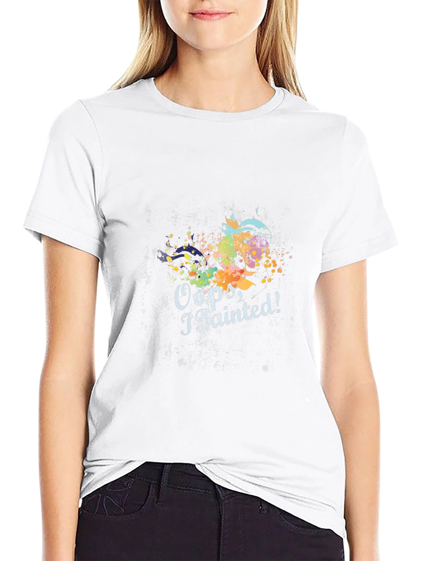 Oops I Painted! Mens Graphic T-Shirt