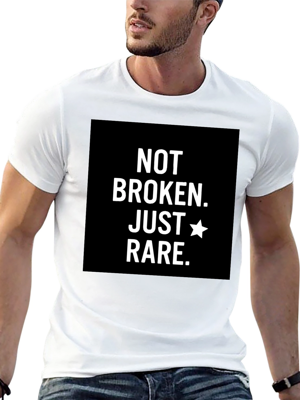 Not Broken Just Rare T-Shirt - Black