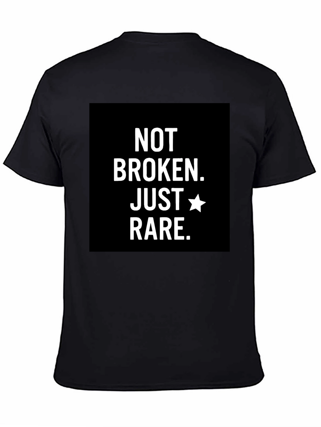 Not Broken Just Rare T-Shirt - Black
