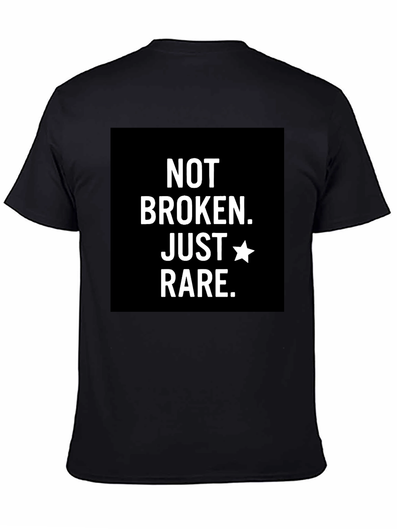 Not Broken Just Rare T-Shirt - Black