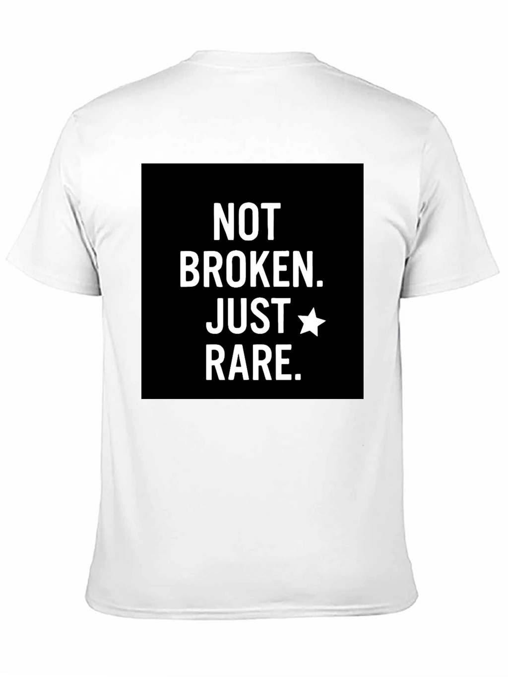 Not Broken Just Rare T-Shirt - Black