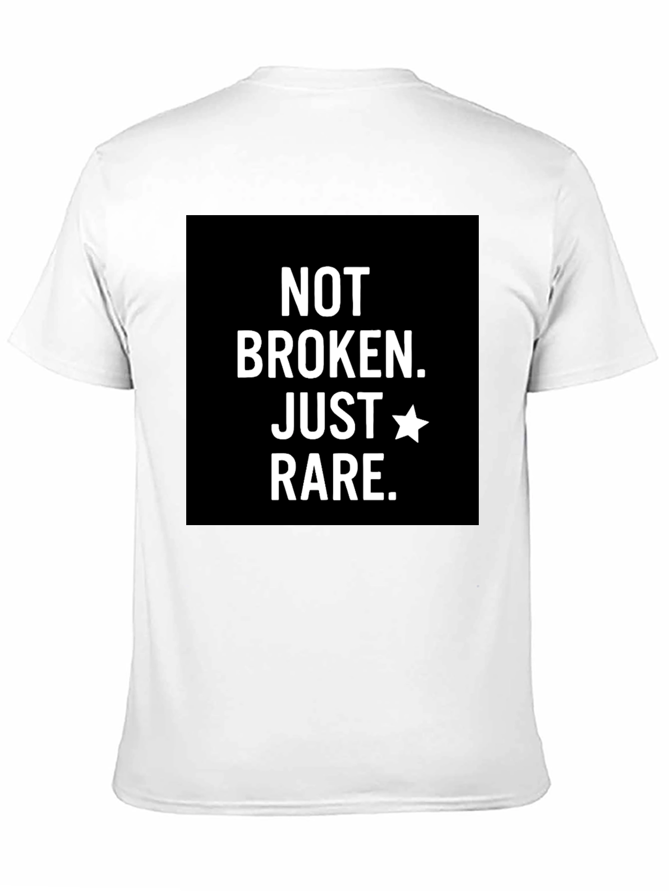 Not Broken Just Rare T-Shirt - Black