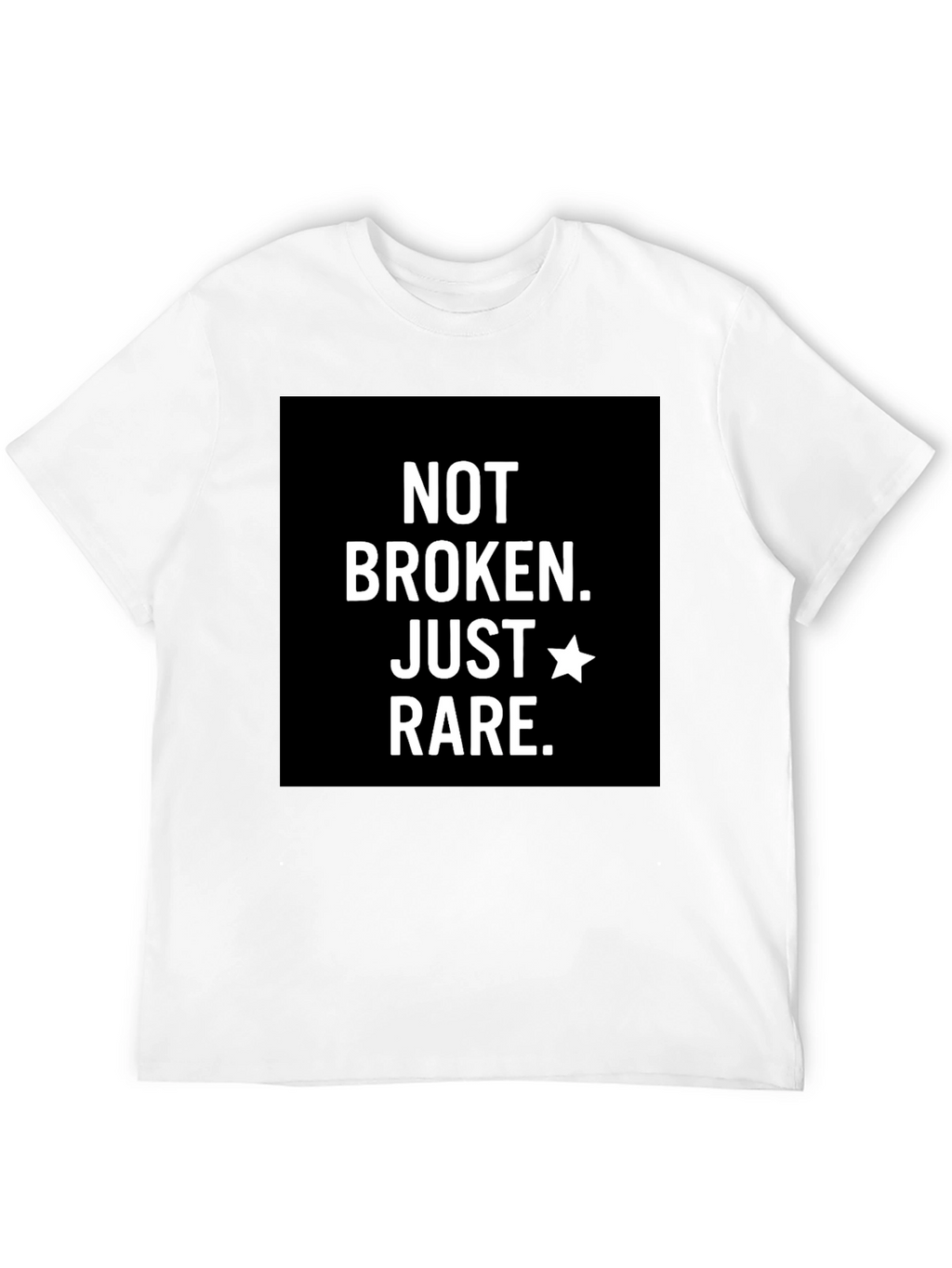 Not Broken Just Rare T-Shirt - Black
