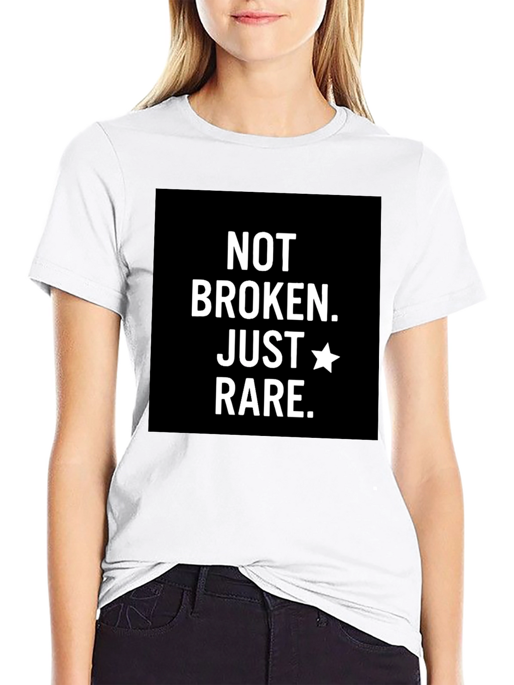 Not Broken Just Rare T-Shirt - Black
