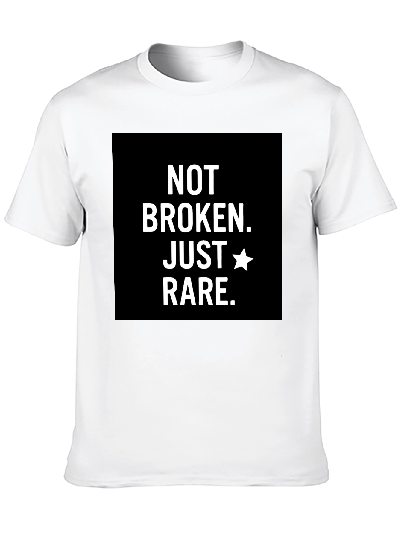 Not Broken Just Rare T-Shirt - Black