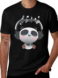 Panda Music Lover T-Shirt