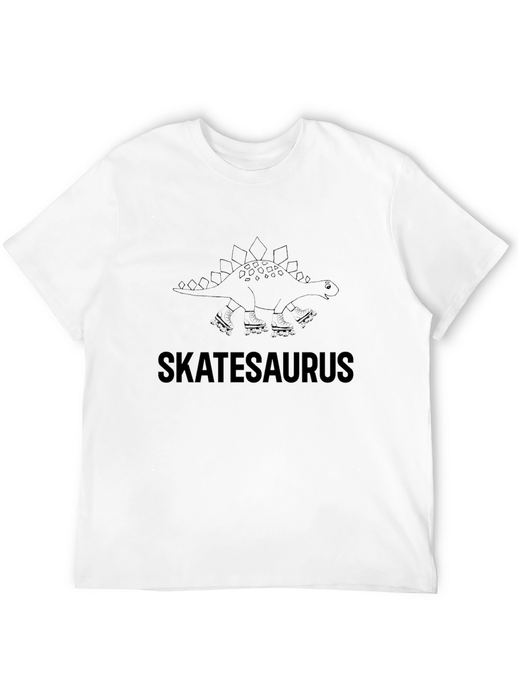 Skatesaurus T-Shirt - Dinosaur Roller Skating Tee