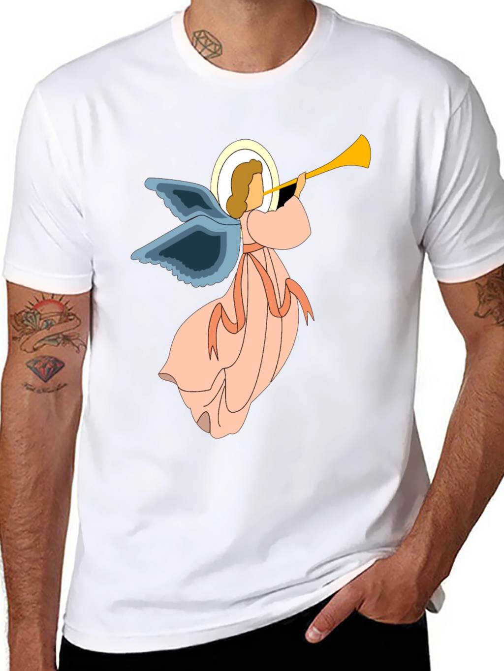 Angel Trumpet Graphic T-Shirt
