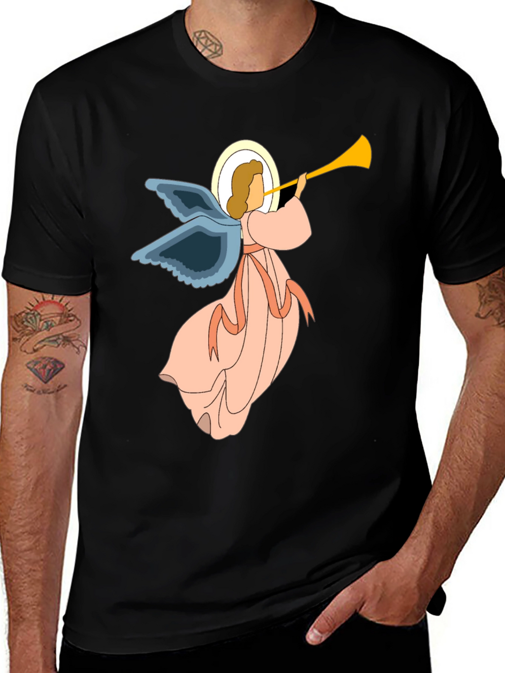 Angel Trumpet Graphic T-Shirt