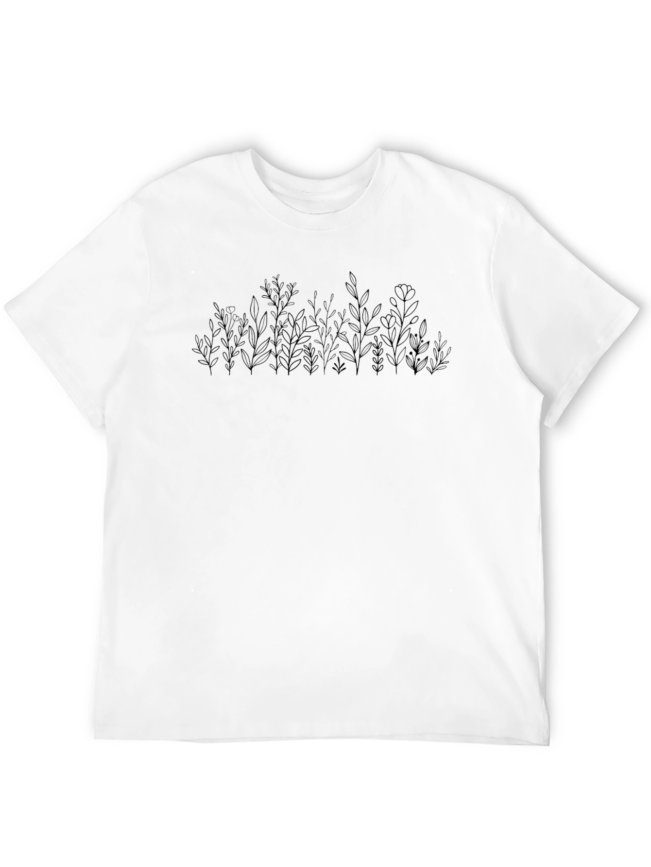 Nature Graphic Black T-Shirt for Men