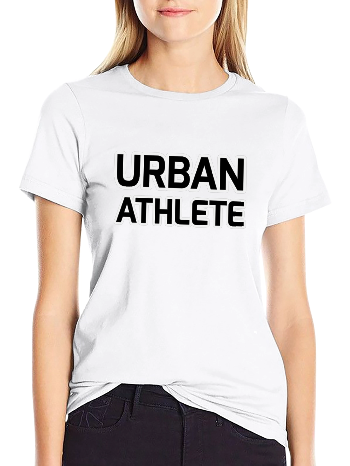 Urban Athlete Black T-Shirt - Stylish & Comfortable