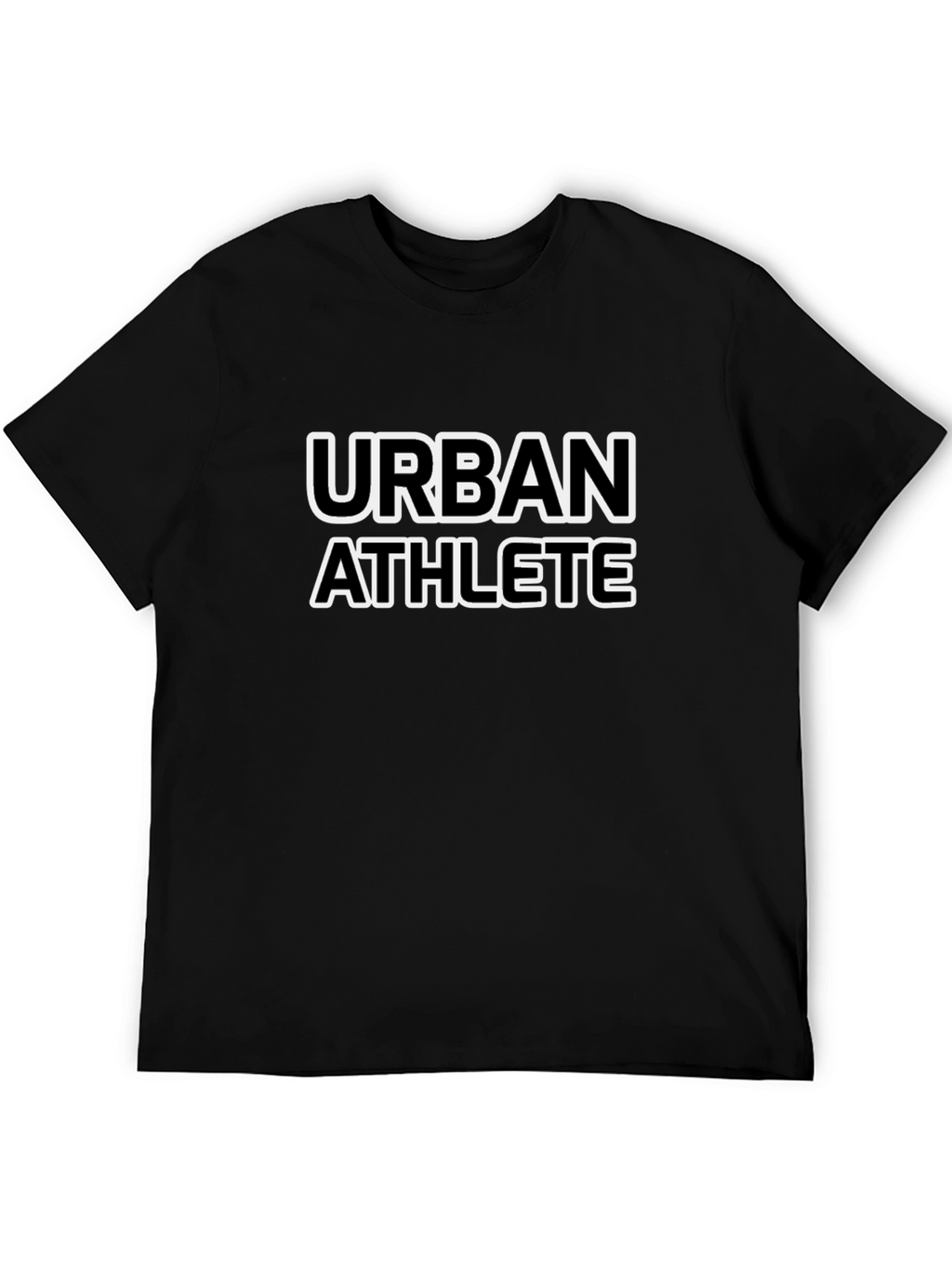 Urban Athlete Black T-Shirt - Stylish & Comfortable