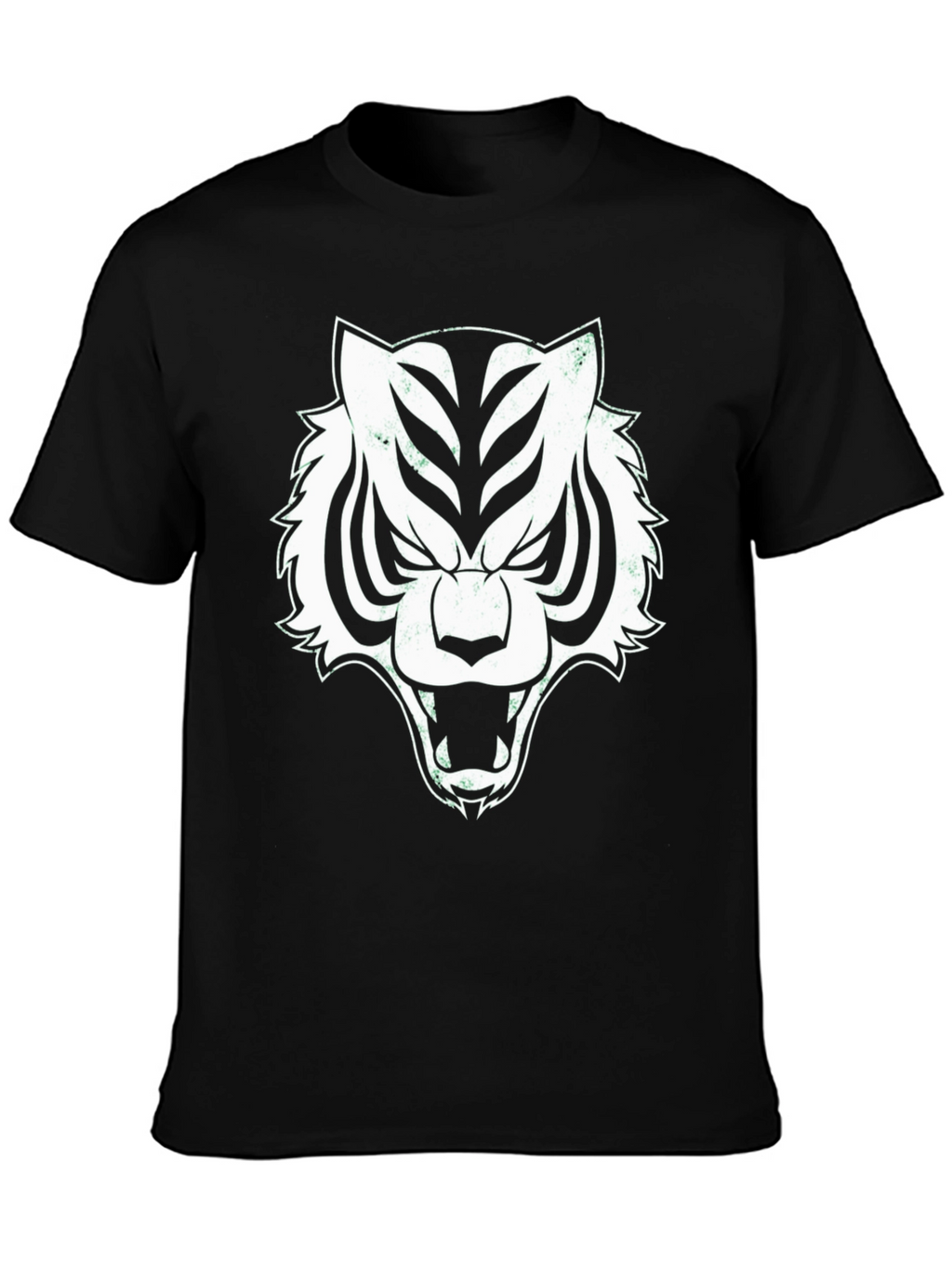Black Tiger Graphic Tee - Stylish Mens Cotton T-Shirt