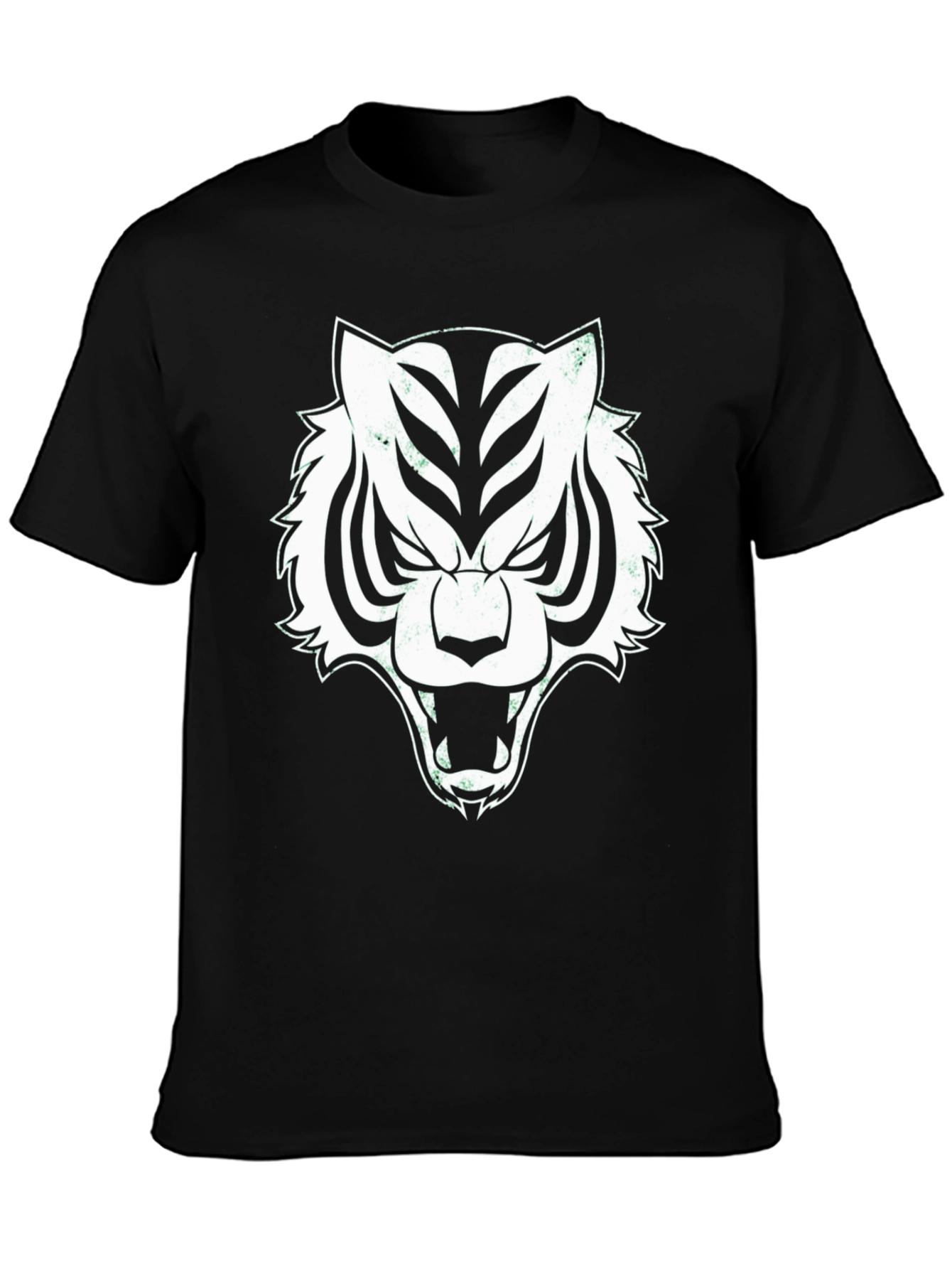 Black Tiger Graphic Tee - Stylish Mens Cotton T-Shirt