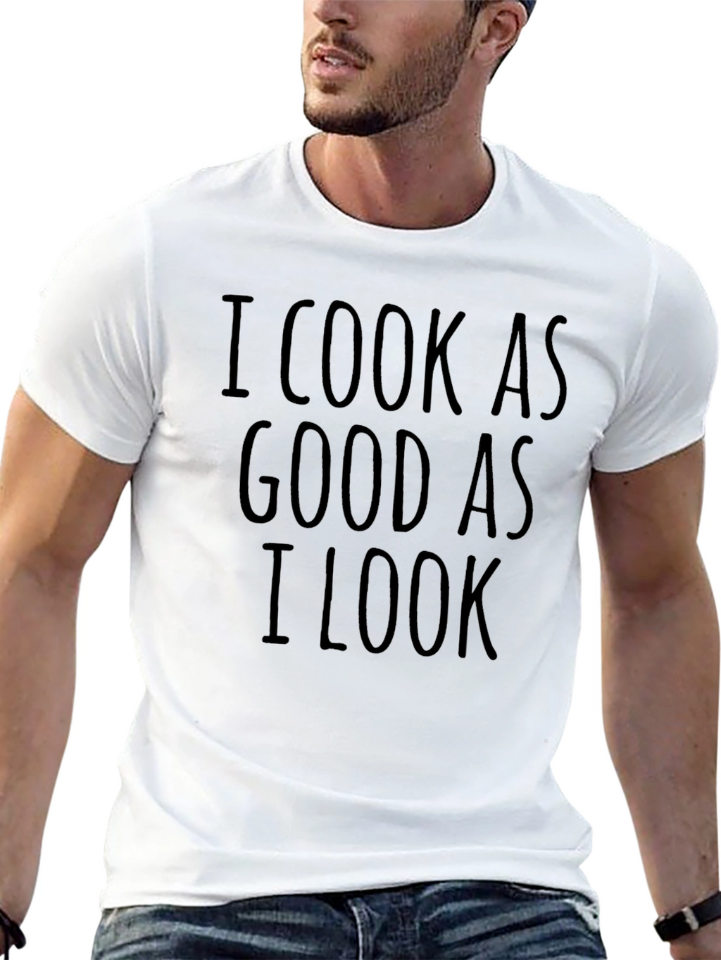 I Cook As Good As I Look Novelty T-Shirt