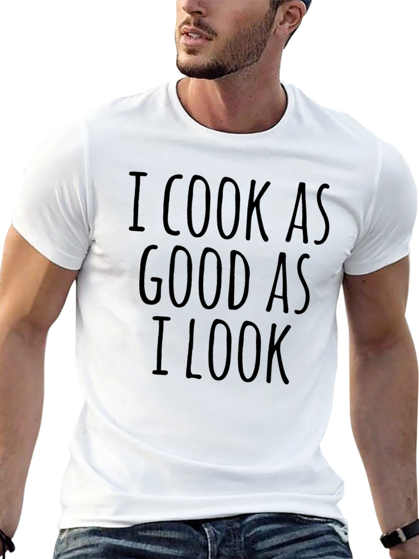 I Cook As Good As I Look Novelty T-Shirt