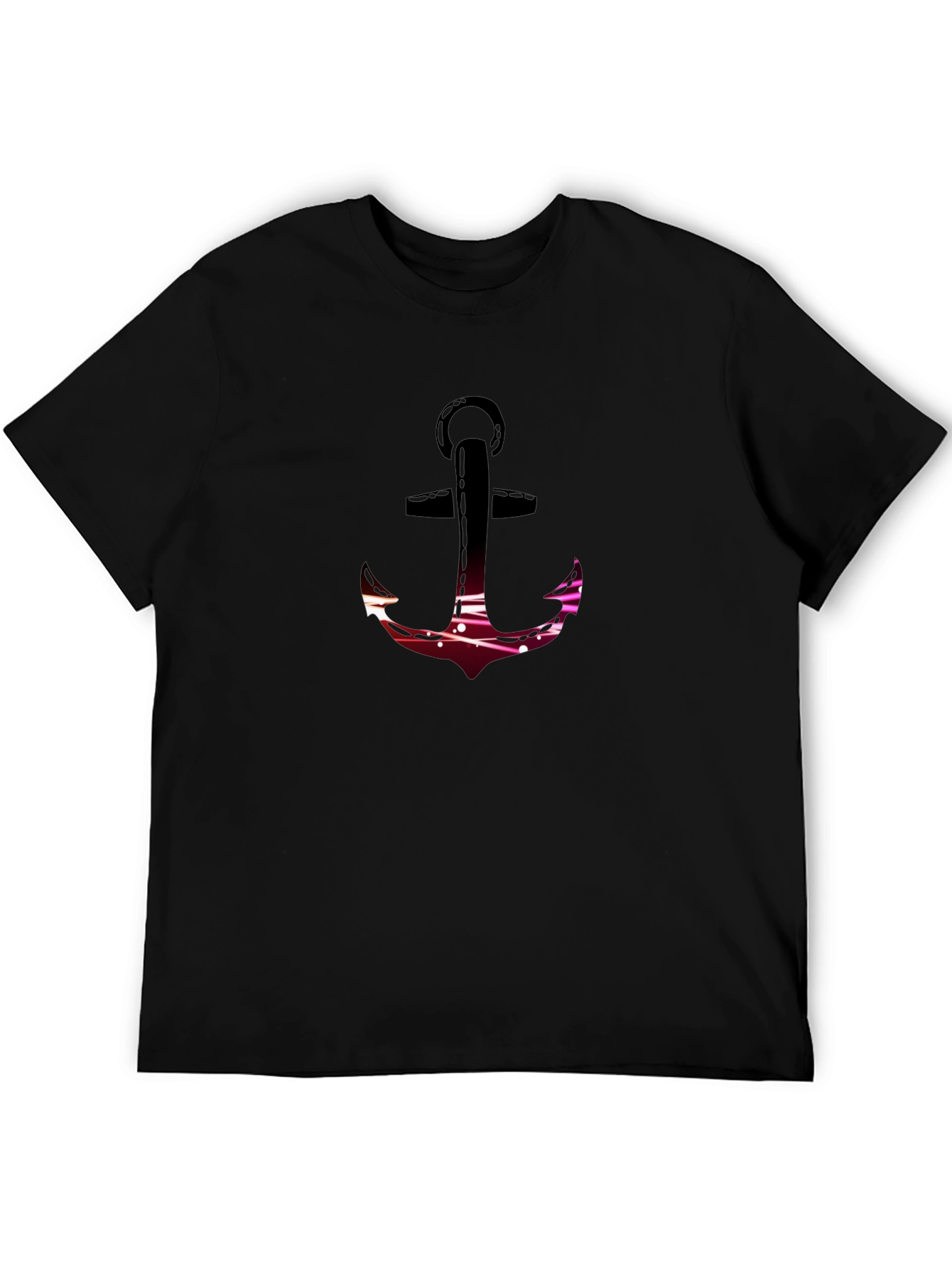 Stylish Anchor Graphic T-Shirt