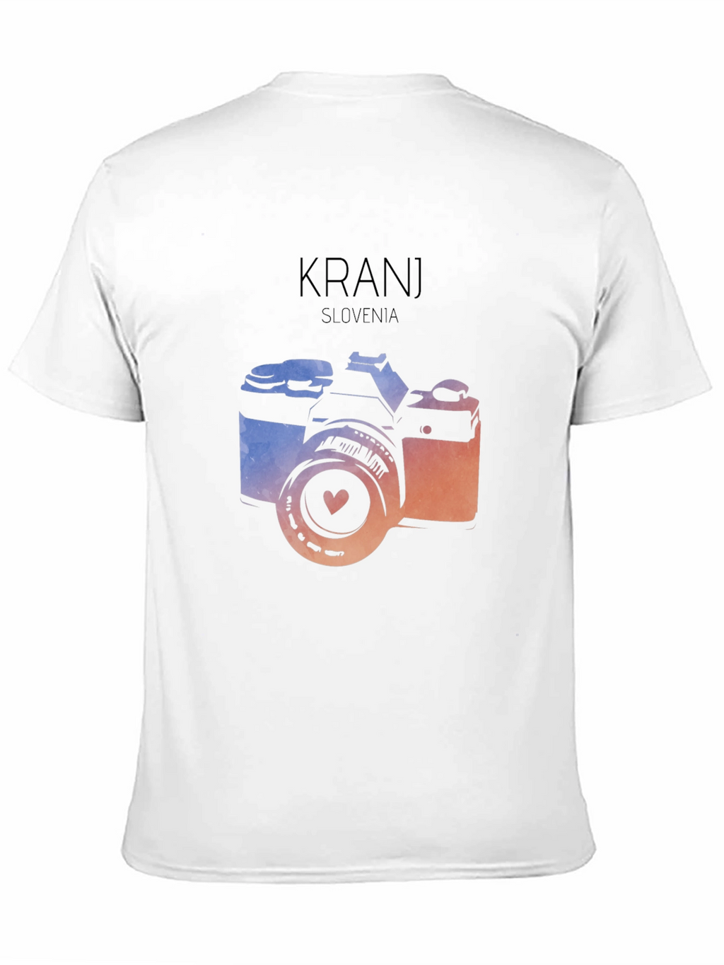 Kranj Slovenia Camera Graphic Tee - Black