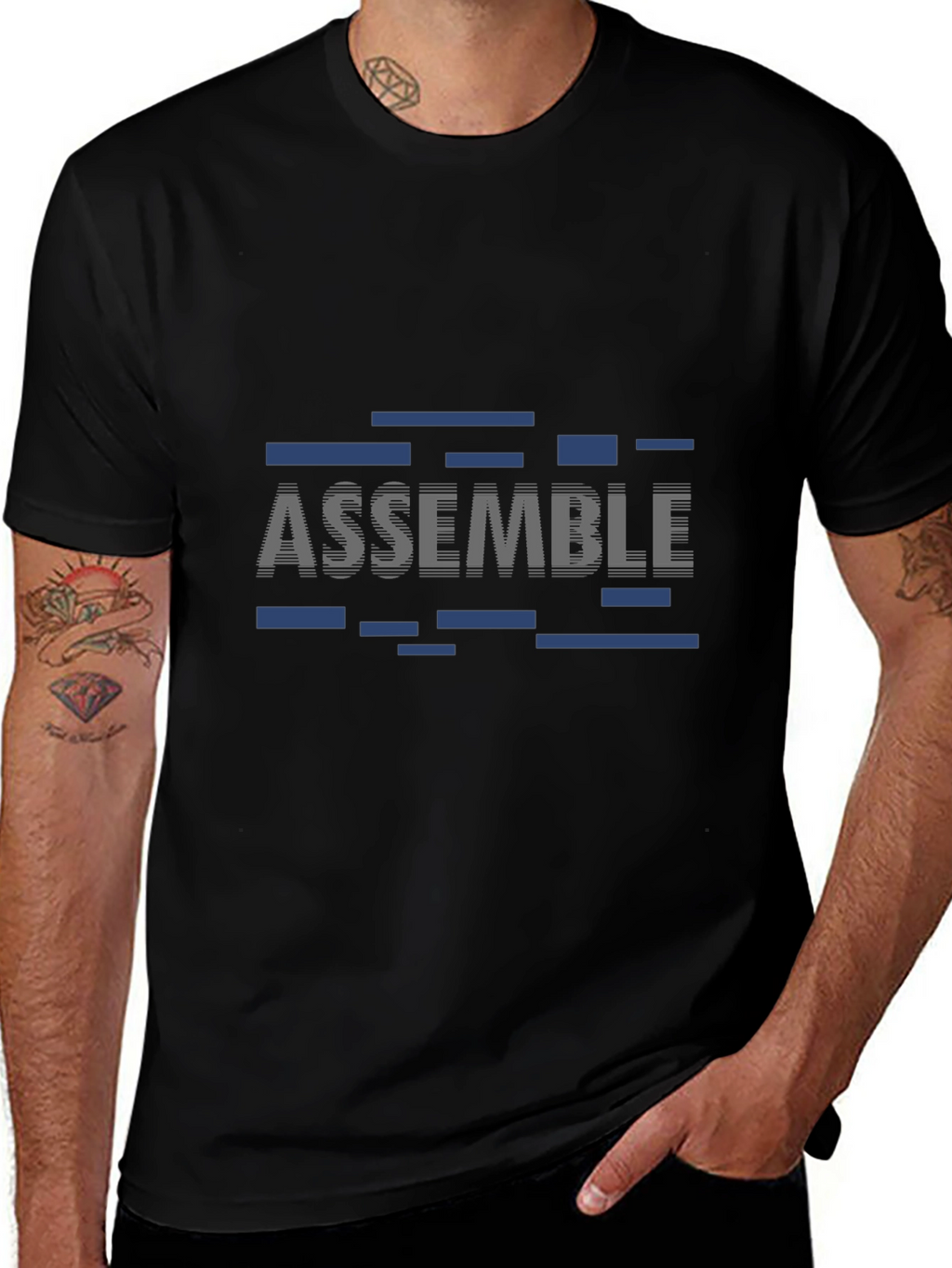 Assemble Graphic Tee - Modern Streetwear