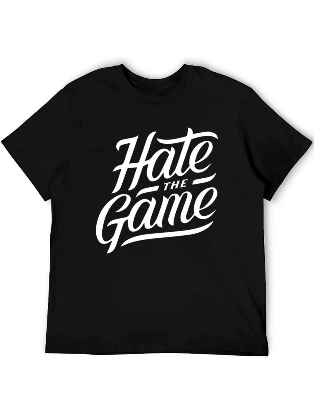 Hate The Game Black Graphic Tee