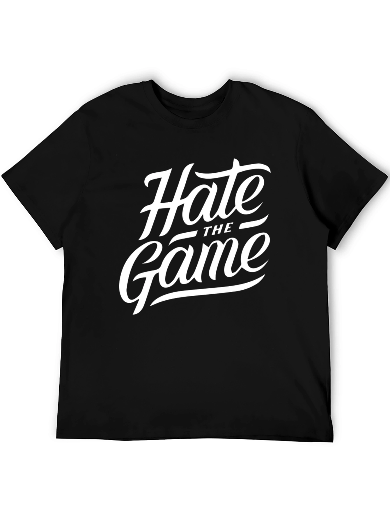 Hate The Game Black Graphic Tee