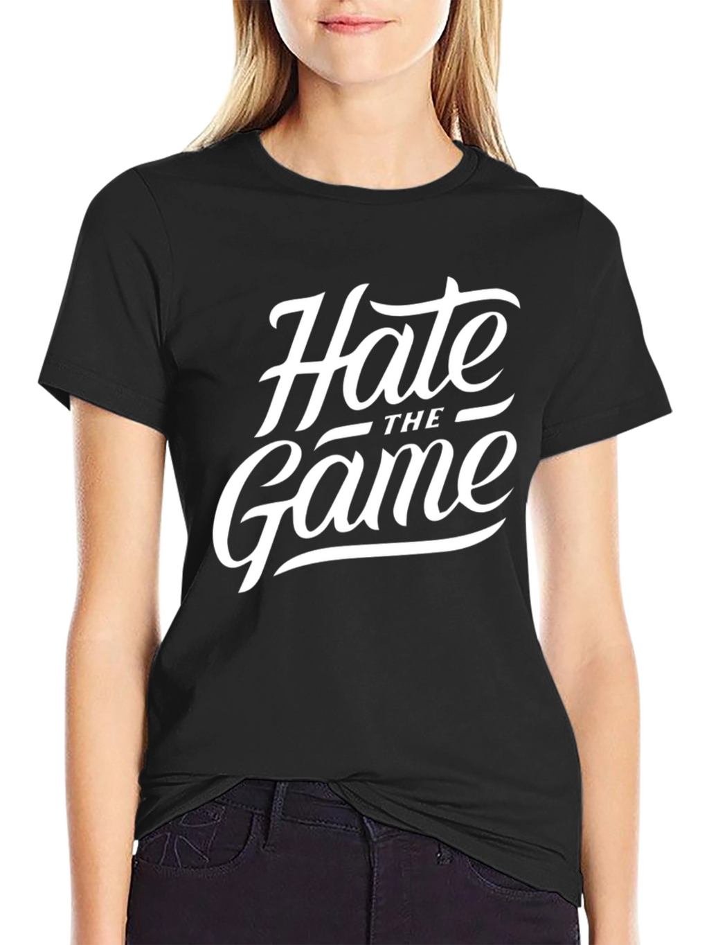 Hate The Game Black Graphic Tee