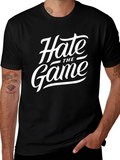 Hate The Game Black Graphic Tee