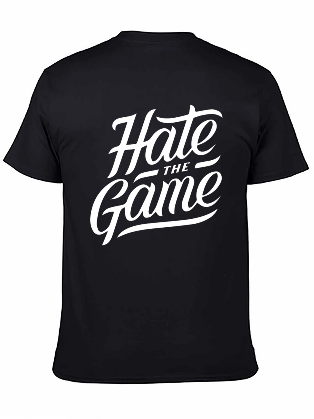 Hate The Game Black Graphic Tee