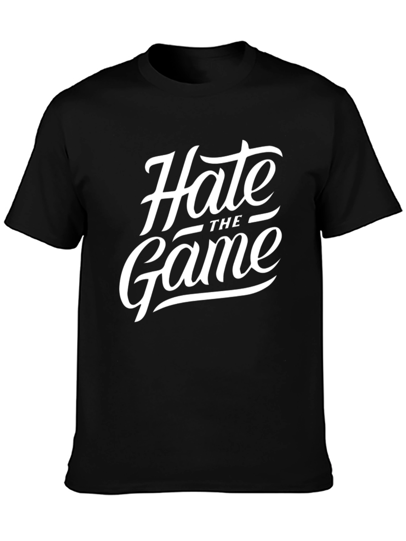 Hate The Game Black Graphic Tee