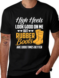Rubber Boots Graphic T-Shirt