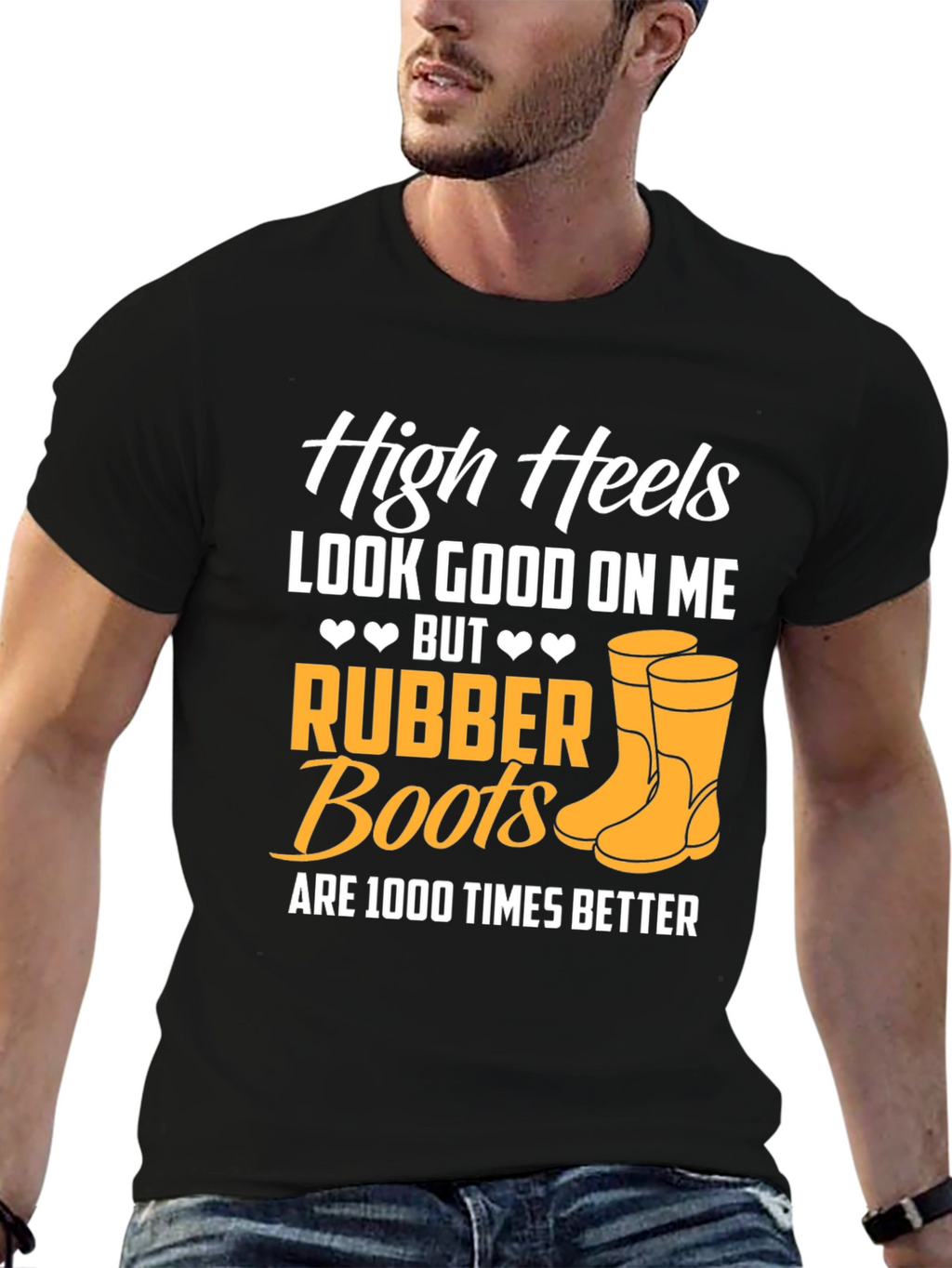 Rubber Boots Graphic T-Shirt