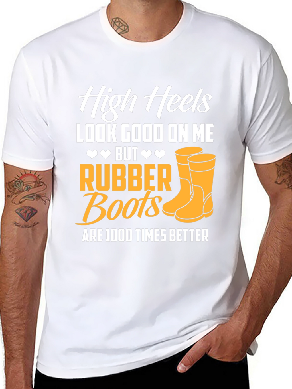 Rubber Boots Graphic T-Shirt