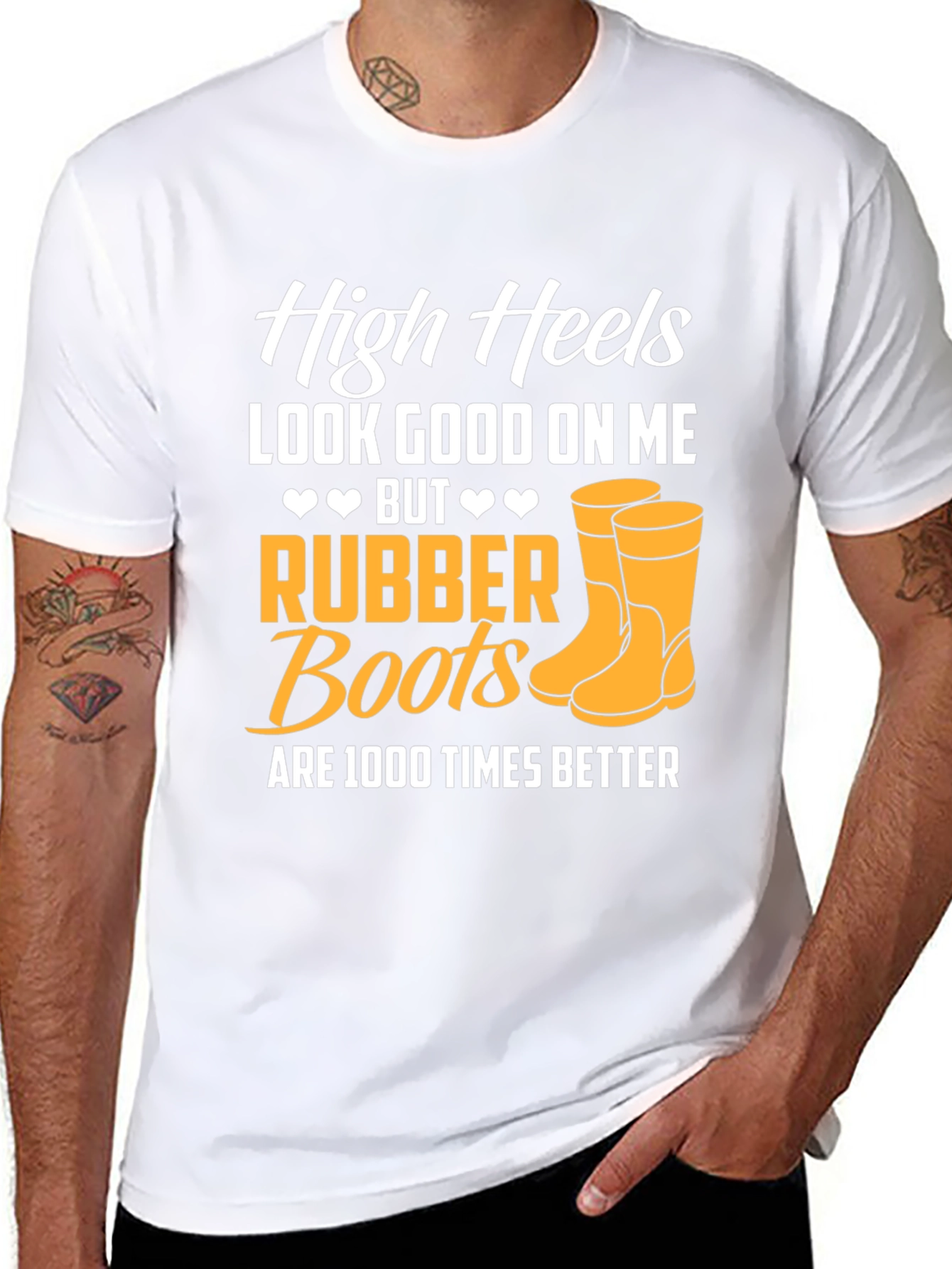 Rubber Boots Graphic T-Shirt