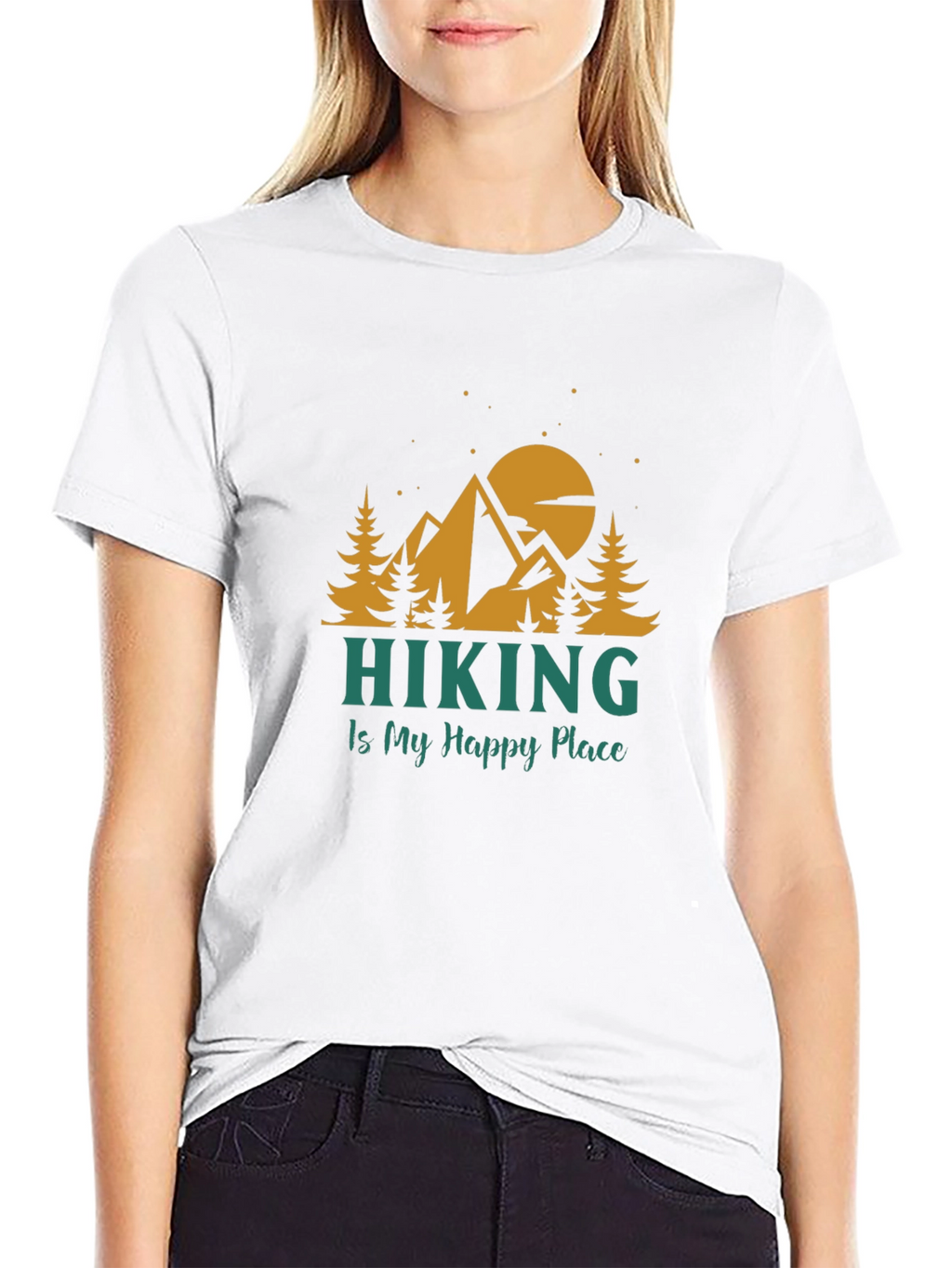 Hiking Is My Happy Place T-Shirt