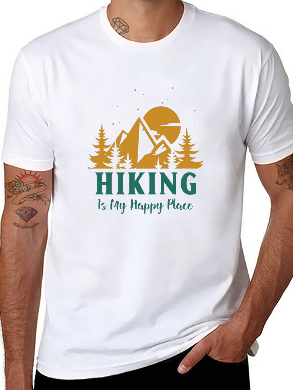 Hiking Is My Happy Place T-Shirt
