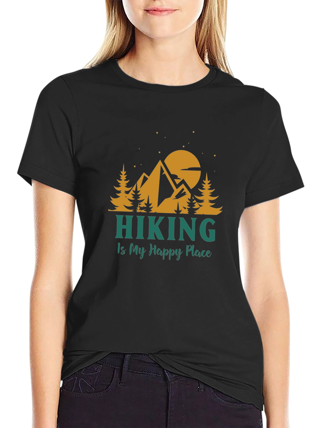Hiking Is My Happy Place T-Shirt
