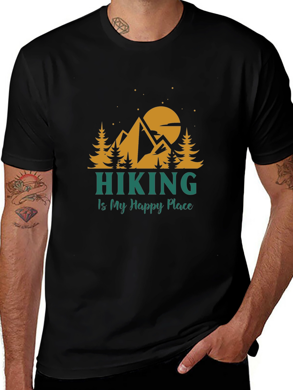 Hiking Is My Happy Place T-Shirt