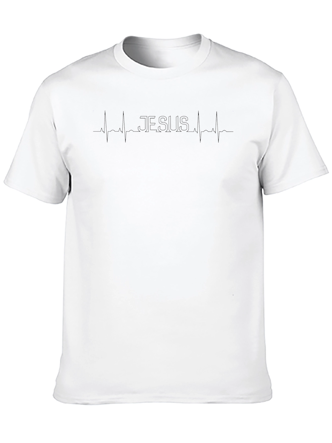 Jesus Heartbeat T-Shirt - Christian Faith Apparel