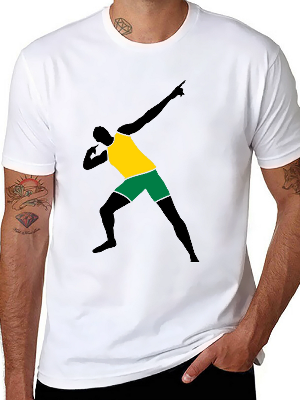 Dabbing Man Graphic Tee - Cool Black T-Shirt