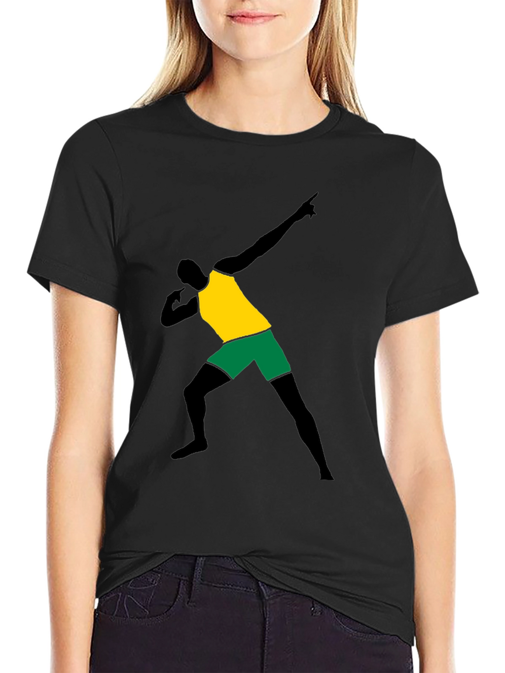 Dabbing Man Graphic Tee - Cool Black T-Shirt
