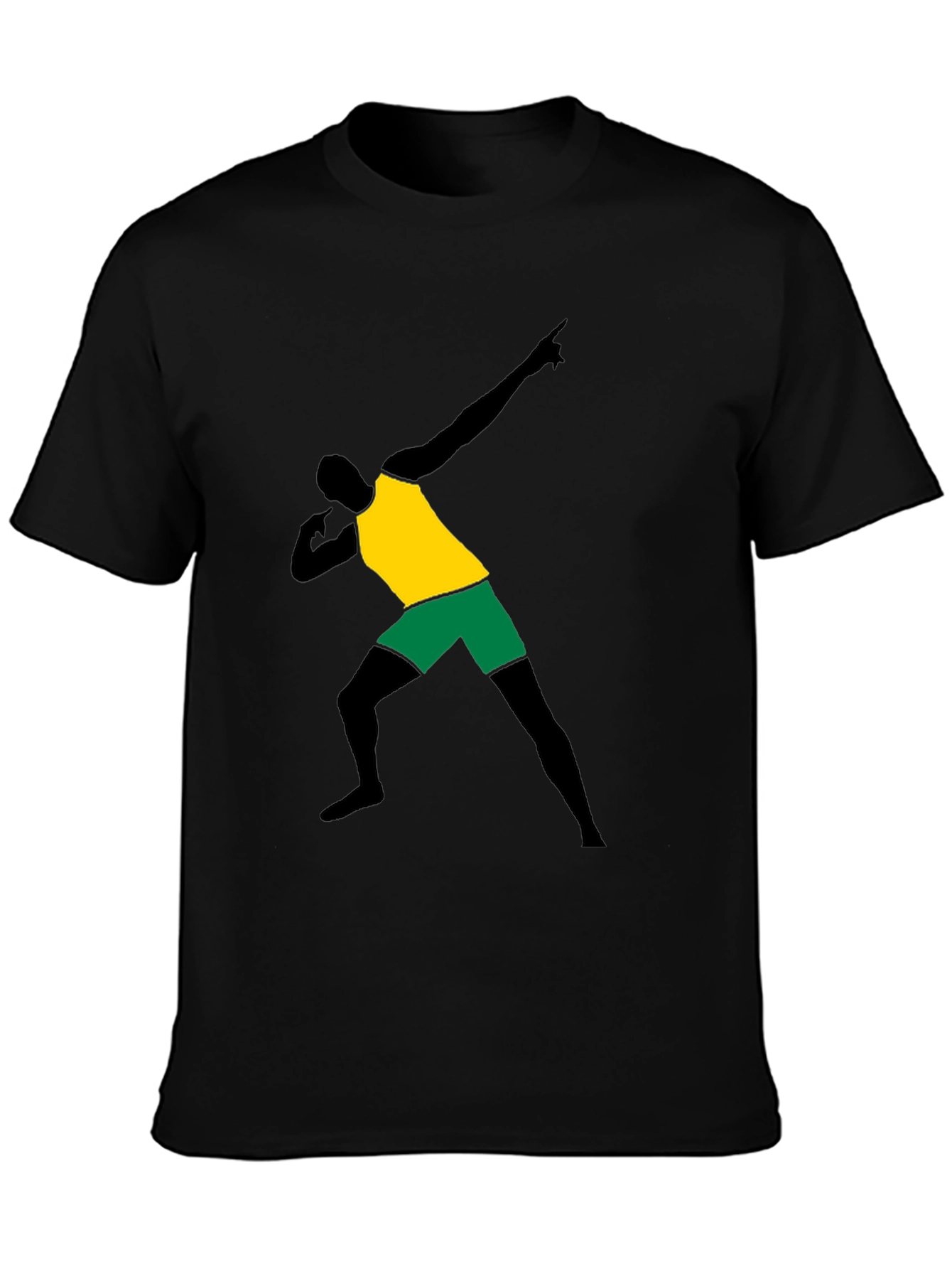 Dabbing Man Graphic Tee - Cool Black T-Shirt