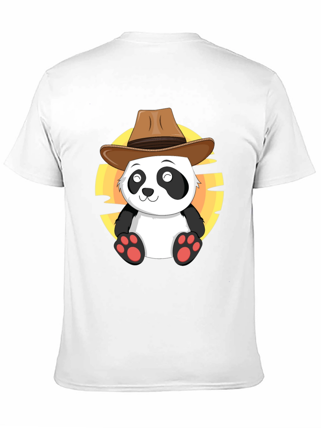 Cowboy Panda T-Shirt - Cute Western Style