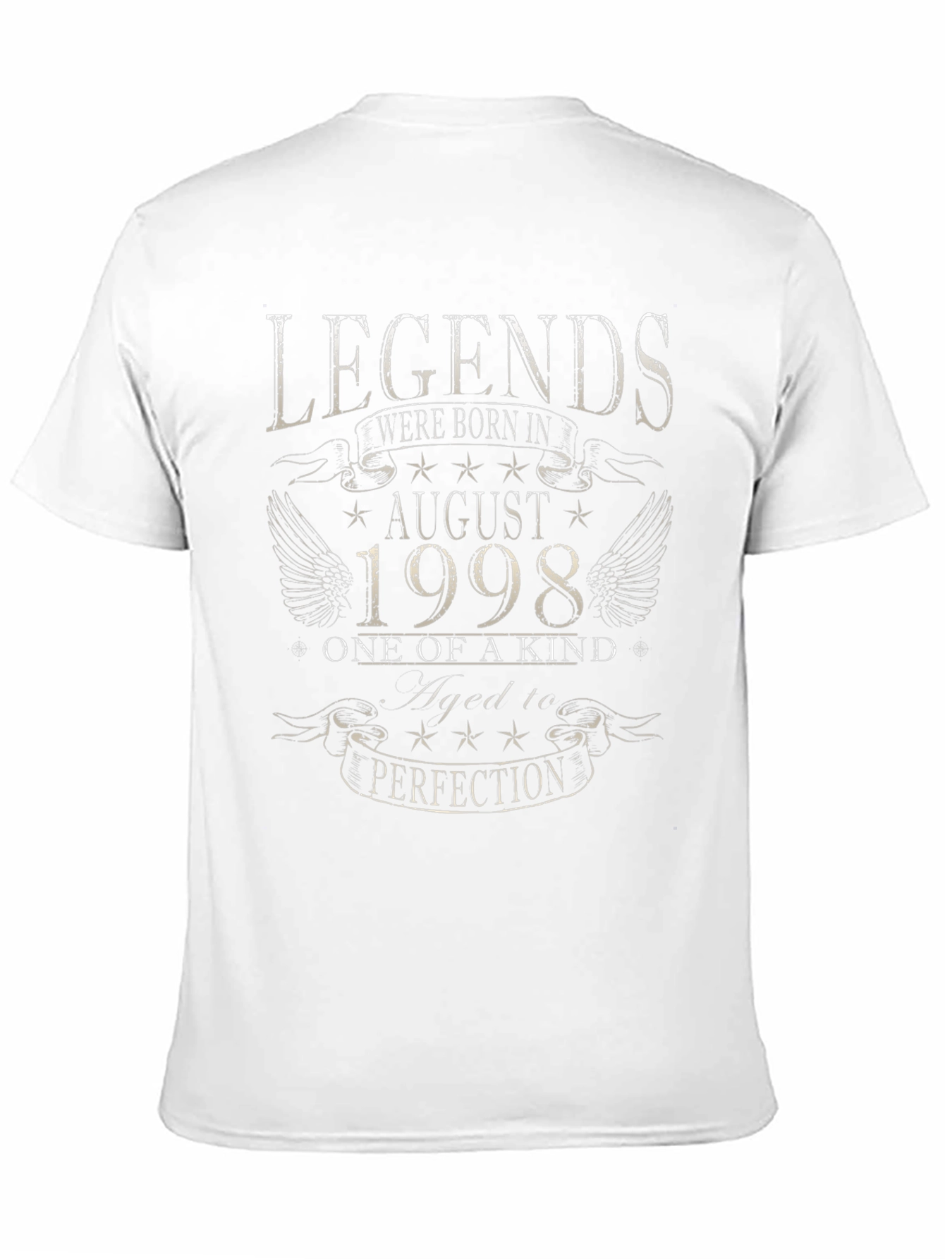 Legends Born in August 1998 - Graphic T-Shirt