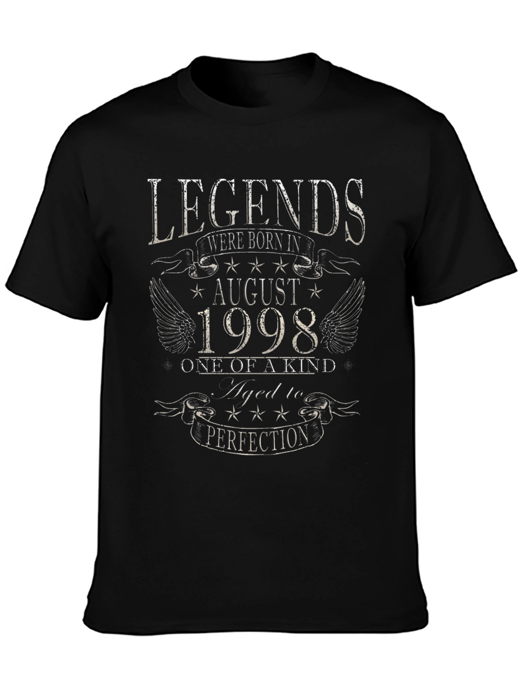 Legends Born in August 1998 - Graphic T-Shirt