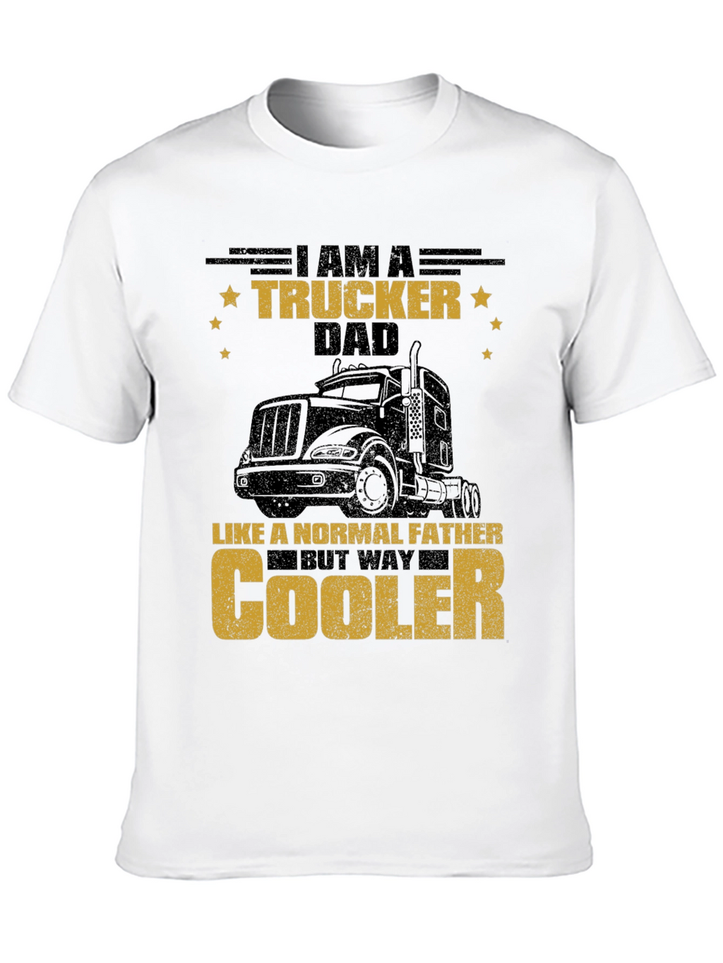 Trucker Dad T-Shirt - Cool Fathers Day Tee